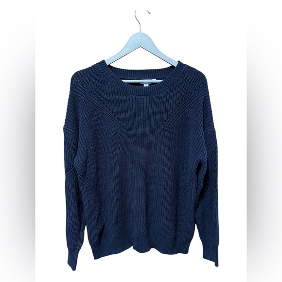 🟣Time and Tru Navy Blue Knit Sweater – Size XXL (20) - Picture 1 of 4